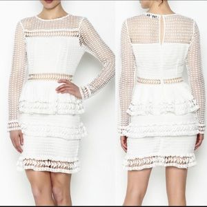 Endless Rose Tiered Lace White Dress
